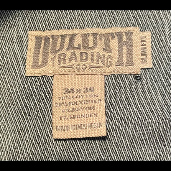 2 pair of Duluth Trading Company - Double Flex Ballroom Jeans. Size 34x34 - Picture 3 of 5